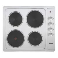 CANDY 33803124 60CM SOLID PLATE HOB ST/STEEL